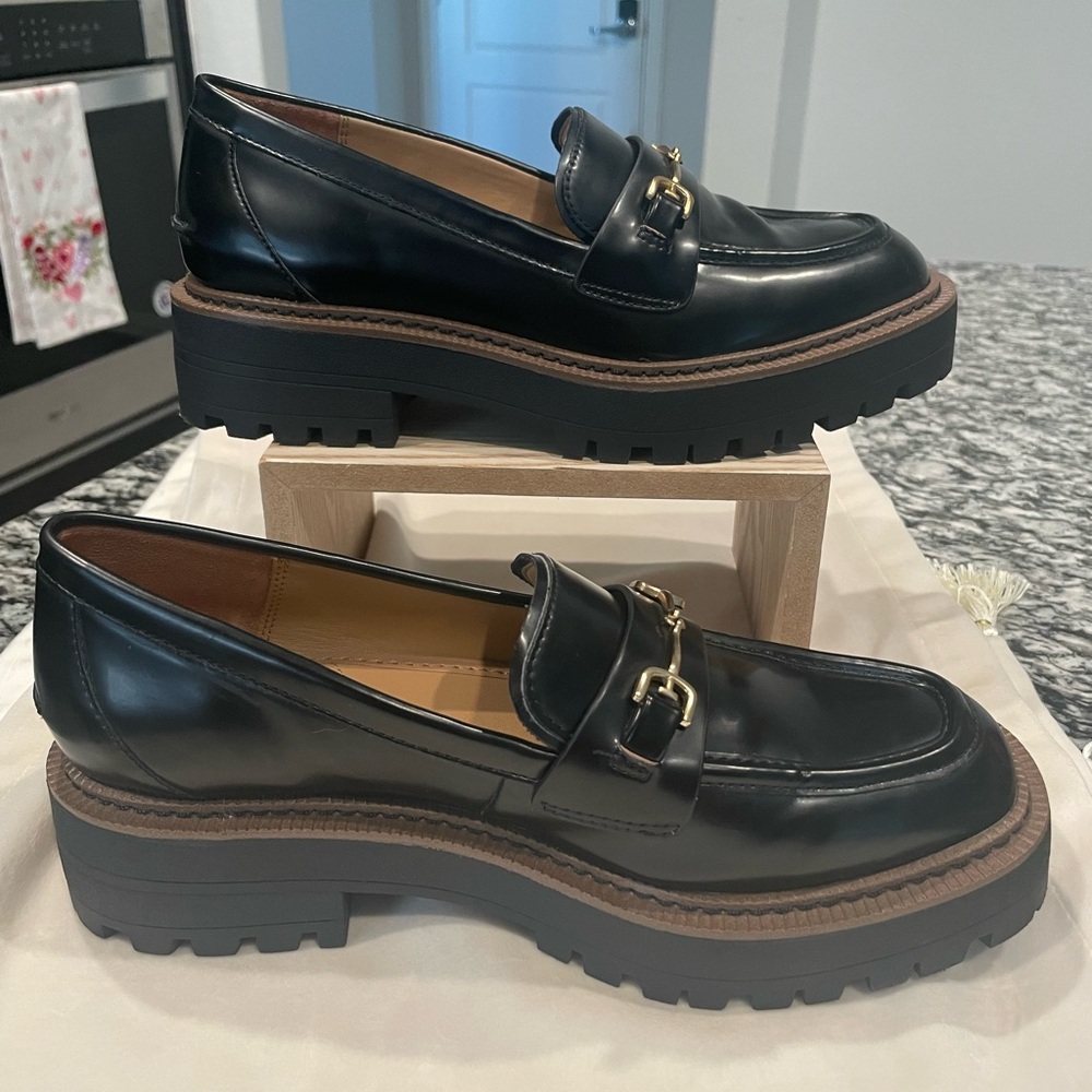 Sam Edelman chunky lug platform Laurs loafer flats size 7 - Picture 5 of 16